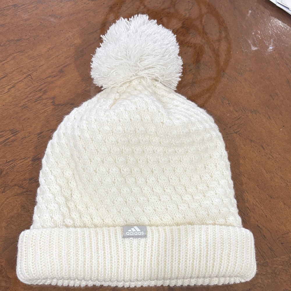 Adidas Beanie with Pom-Pom nwot